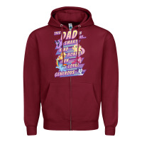 Burgundy My Little Pony Father's Day Group Shot This Dad Is Zipper Hoodie - longCreatives