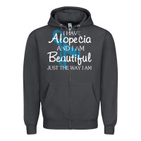 Smoke I Have Alopecia Awareness, I Am Beautiful Just Th Zipper Hoodie - longCreatives