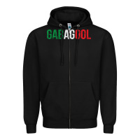 Black Gabagool New Jersey Italian Flag Food Sicilian Cap Zipper Hoodie - longCreatives