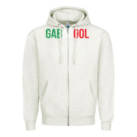 Oatmeal Heather Gabagool New Jersey Italian Flag Food Sicilian Cap Zipper Hoodie - longCreatives