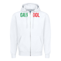 White Gabagool New Jersey Italian Flag Food Sicilian Cap Zipper Hoodie - longCreatives