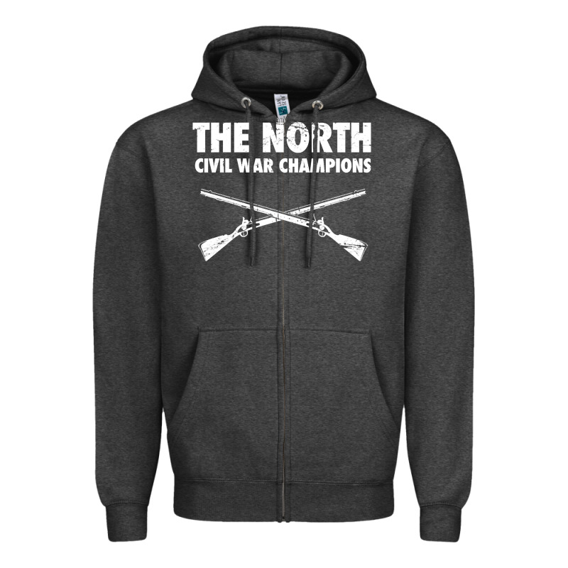 History - American Civil War North Union Zipper Hoodie by longCreatives | Teevron