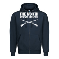 Navy History - American Civil War North Union Zipper Hoodie - longCreatives