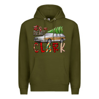Army Green Its Beaut Clark Premium Hoodie - CowhideDigitalArt
