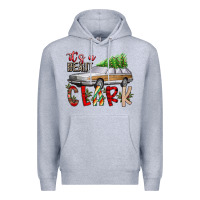 Heather Grey Its Beaut Clark Premium Hoodie - CowhideDigitalArt