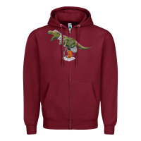 Burgundy how ridiculous merch Zipper Hoodie - longCreatives