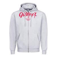 Heather Grey GILLEY S BAR URBAN COWBOY GILLEYS TEXAS Zipper Hoodie - longCreatives