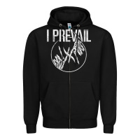 Black I Prevail  Skeleton Hands  Official Merchandise Premium Zipper Hoodie - longCreatives