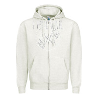 Oatmeal Heather I Prevail  Skeleton Hands  Official Merchandise Premium Zipper Hoodie - longCreatives