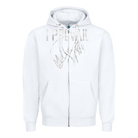 White I Prevail  Skeleton Hands  Official Merchandise Premium Zipper Hoodie - longCreatives