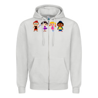 Dove Grey Little Einsteins Zipper Hoodie - longCreatives