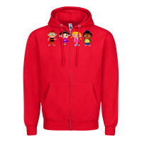 Red Little Einsteins Zipper Hoodie - longCreatives