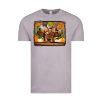 Vintage Zinc fall cow Vintage Tee - Jasminsmagicworld