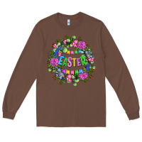 Chestnut Easter Day Flower Easter Long Sleeve Tee - OliviaCreatesArt