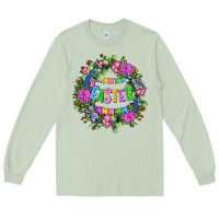 Matcha Easter Day Flower Easter Long Sleeve Tee - OliviaCreatesArt