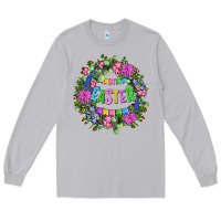 Moon Dust Easter Day Flower Easter Long Sleeve Tee - OliviaCreatesArt