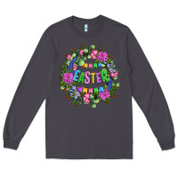 Smoke Easter Day Flower Easter Long Sleeve Tee - OliviaCreatesArt