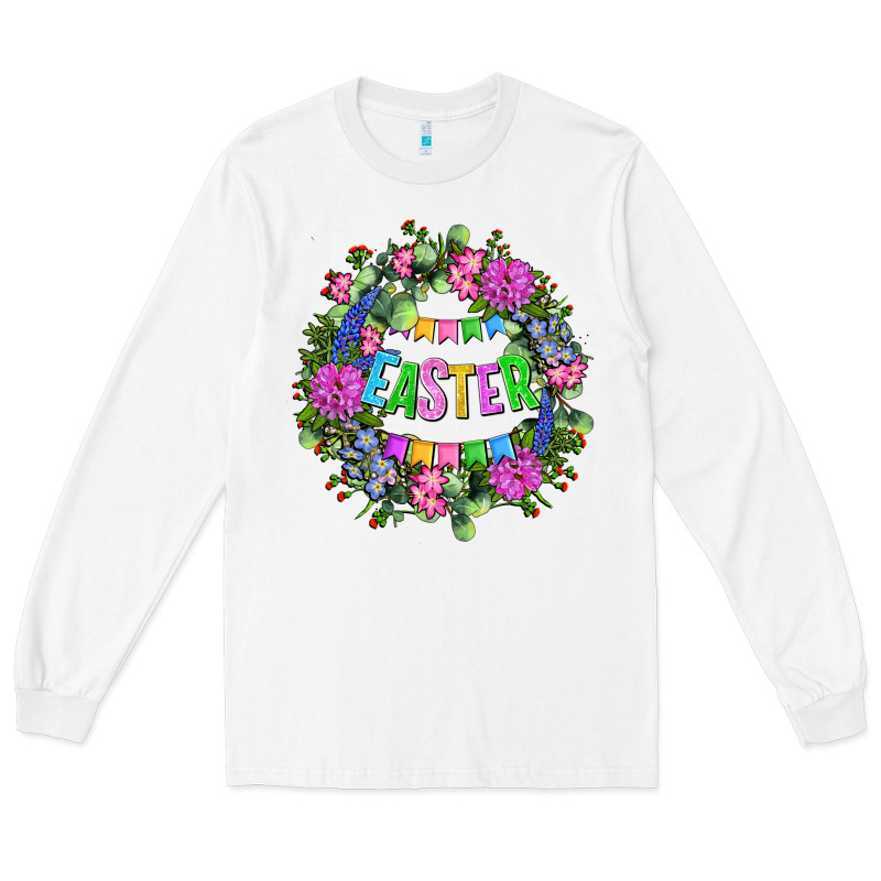 Easter Day Flower Easter Long Sleeve Tee by OliviaCreatesArt | Teevron