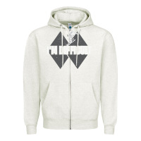 Oatmeal Heather I'm Difficult Double Black Diamond Skiing Zipper Hoodie - longCreatives