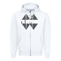White I'm Difficult Double Black Diamond Skiing Zipper Hoodie - longCreatives