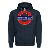 Navy Mind The Gap Zipper Hoodie - longCreatives