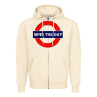 Sandshell Mind The Gap Zipper Hoodie - longCreatives
