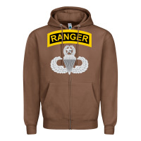 Chestnut Ranger and Airborne Master Zipper Hoodie - longCreatives