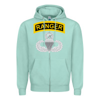Seafoam Ranger and Airborne Master Zipper Hoodie - longCreatives