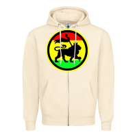 Sandshell Rasta Lion Zipper Hoodie - longCreatives