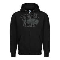Black Turnpike Copy Zipper Hoodie - longCreatives