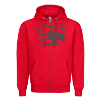 Red Turnpike Copy Zipper Hoodie - longCreatives