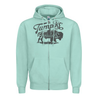 Seafoam Turnpike Copy Zipper Hoodie - longCreatives
