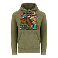 Vintage Olive long live cowgirls Vintage Hoodie - OliviaCreatesArt