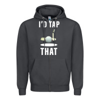 Smoke I'd Tap That TFunny Golf Zipper Hoodie - longCreatives