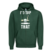 Sports Green I'd Tap That TFunny Golf Zipper Hoodie - longCreatives