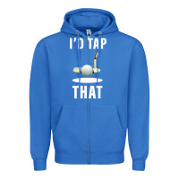 True Royal I'd Tap That TFunny Golf Zipper Hoodie - longCreatives