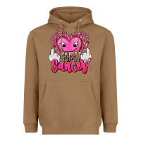 Toasted Coconut hey cancer with middle fingers Heavyweight Hoodie - AdoDesignShop