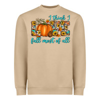 Mushroom i think i love fall most of all Heavyweight Sweatshirt - Artiststas