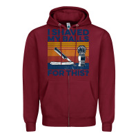 Burgundy Nice I Shaved My Balls For This Vintage Zipper Hoodie - longCreatives
