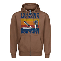 Chestnut Nice I Shaved My Balls For This Vintage Zipper Hoodie - longCreatives