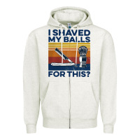 Oatmeal Heather Nice I Shaved My Balls For This Vintage Zipper Hoodie - longCreatives