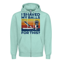 Seafoam Nice I Shaved My Balls For This Vintage Zipper Hoodie - longCreatives