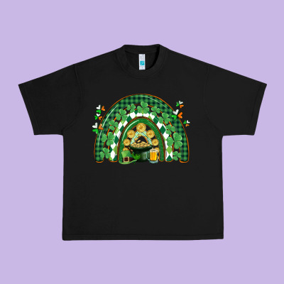 St. Patrick's Rainbow Urban Heavy Tee Designed By Cowgirlartshop