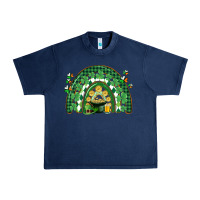Navy St. Patrick's rainbow Urban Heavy Tee - CowGirlArtShop