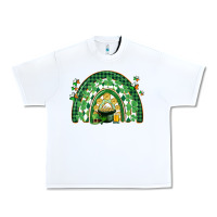 White St. Patrick's rainbow Urban Heavy Tee - CowGirlArtShop