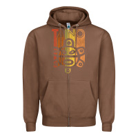 Chestnut Taino Sun Boricua Vintage Taino Gift of Puerto Rico Zipper Hoodie - longCreatives