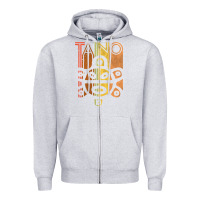 Heather Grey Taino Sun Boricua Vintage Taino Gift of Puerto Rico Zipper Hoodie - longCreatives