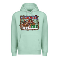 Seafoam Christmas On The Farm Premium Hoodie - RanaPortraitStore