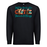 Black first we drink coffee then we do things Premium Sweatshirt - AdoDesignShop