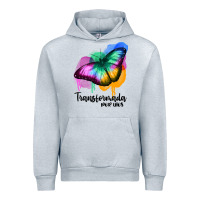Heather Grey transformada por dios Urban Hoodie - JahusDesignShop